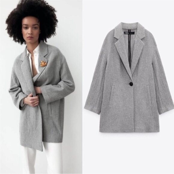 NWOT Zara Lightweight Coat - Perfect for Autumn 🍂 - Picture 1 of 16